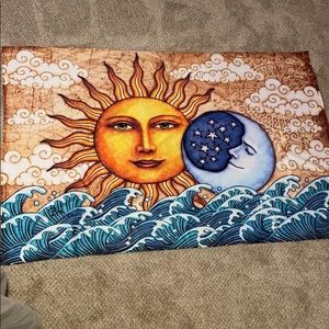 Sun, Water, and Moon Tapestry